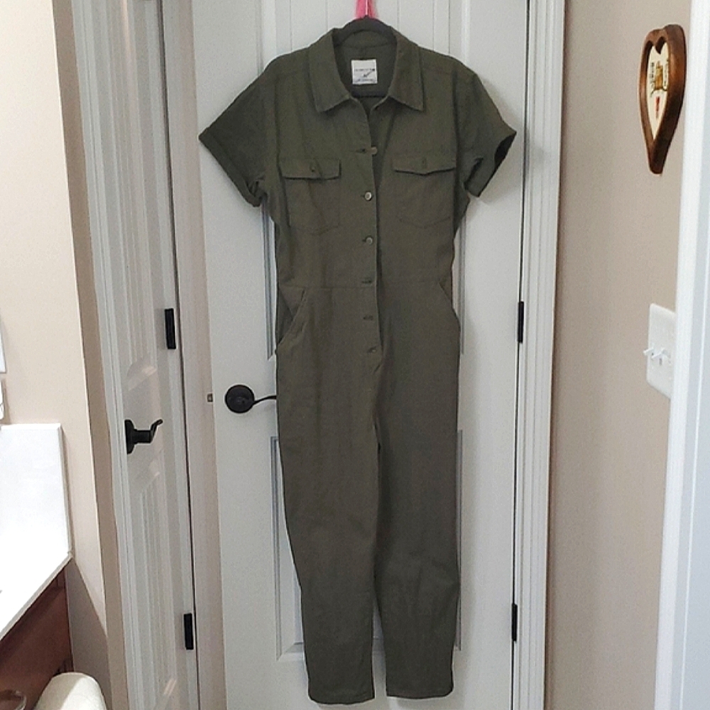 Olive Green Jumpsuit